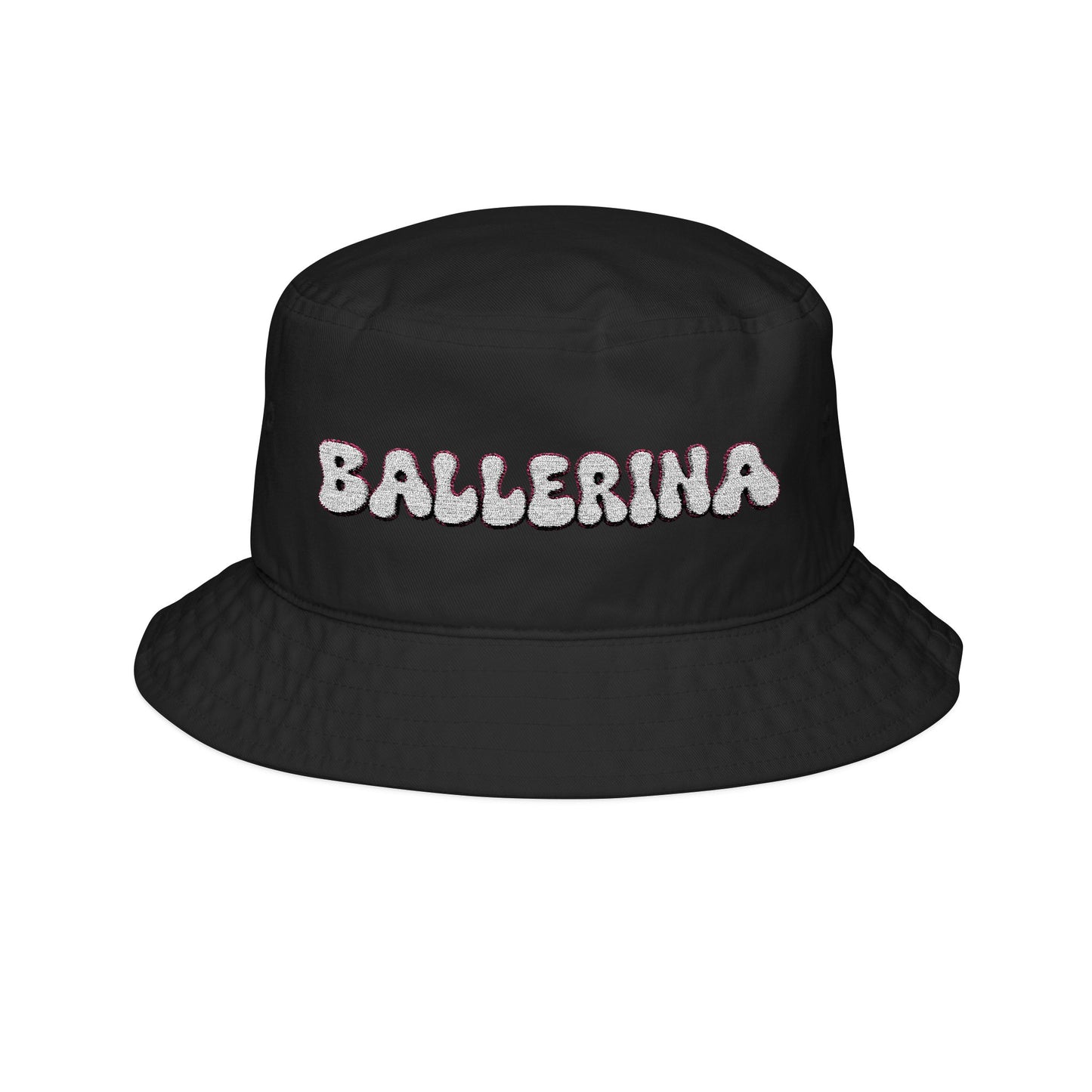 Ballerina Bucket Hat, Stylish Summer Hat, Dance Lover Gift, Embroidered Fashion Accessory, Beach Hat, Cute Dancewear