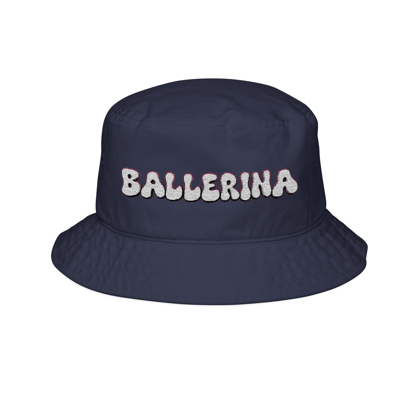 Ballerina Bucket Hat, Stylish Summer Hat, Dance Lover Gift, Embroidered Fashion Accessory, Beach Hat, Cute Dancewear